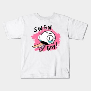 Swan Boy! Kids T-Shirt